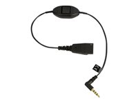 Jabra - Cable para auriculares - Desconexión rápida macho a miniconector estéreo macho - 30 cm 8800-00-103