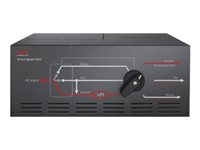 APC Service Bypass Panel - Interruptor bypass (montaje en bastidor) - CA 220/230/240/380/400 V - 20000 VA - conectores de salida: 8 - negro - para P/N: SURT10000RMXLIBP, SURT15KRMXLICHQ, SURT15KUXICHQ, SURT20KUXI-IN, SURT20KUXI-SH SBP20KRMI4U