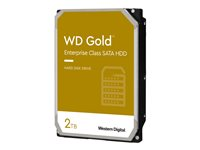WD Gold Datacenter Hard Drive WD2005FBYZ - Disco duro - 2 TB - interno - 3.5" - SATA 6Gb/s - 7200 rpm - búfer: 128 MB WD2005FBYZ