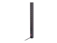 APC Basic Rack-Mount PDU - Unidad de distribución de alimentación (montaje en bastidor) - CA 120 V - input: NEMA 5-15 - conectores de salida: 14 (NEMA 5-15) - 3.7 m cable - negro - para P/N: SCL400RMJ1U, SMX1000C, SMX1500RM2UC, SMX1500RM2UCNC, SMX750C, SMX750CNC, SRTL3KRM1UC AP9567