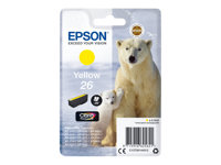 Epson 26 - 4.5 ml - amarillo - original - blíster - cartucho de tinta - para Expression Premium XP-510, 520, 600, 605, 610, 615, 620, 625, 700, 710, 720, 800, 810, 820 C13T26144012