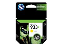 HP 933XL - Alto rendimiento - amarillo - original - cartucho de tinta - para Officejet 6100, 6600 H711a, 6700, 7110, 7510, 7610, 7612 CN056AE#BGY