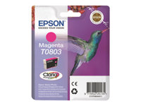 Epson T0803 - 7.4 ml - magenta - original - blíster - cartucho de tinta - para Stylus Photo P50, PX650, PX660, PX700, PX710, PX720, PX730, PX800, PX810, PX820, PX830 C13T08034011