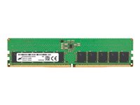 Micron - DDR5 - módulo - 16 GB - DIMM de 288 contactos - 4800 MHz / PC5-38400 - CL40 - 1.1 V - sin búfer - ECC MTC10C1084S1EC48BA1R