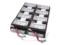 APC Replacement Battery Cartridge #26 - Batería de UPS - Ácido de plomo - negro - para P/N: SU2200XLTX153, SU24R2XLBP, SU24RMXLBP2U-3XW, SU24RMXLBP2U-5XW, SU24RMXLBP2U-TRADE RBC26
