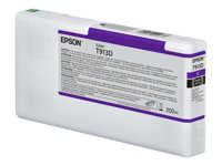 Epson T913D - 200 ml - violeta - original - cartucho de tinta - para SureColor SC-P5000 Violet, SC-P5000 Violet Spectro C13T913D00