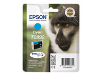 Epson T0892 - 3.5 ml - cián - original - blíster - cartucho de tinta - para Stylus S21, SX105, SX110, SX115, SX210, SX215, SX400, SX410, SX415; Stylus Office BX300 C13T08924011