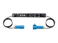 Eaton ePDU G3 In-Line Monitored - Unidad de control de suministro eléctrico (montaje en bastidor) - CA 230 V - 7 kW - Ethernet, RS-232 - conectores de salida: 1 - 0U - negro EILB13