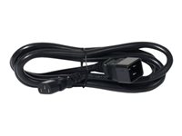 APC - Cable de alimentación - IEC 60320 C13 a IEC 60320 C20 - 1.98 m - negro - para P/N: SMT2200I-AR, SMT2200R2I-AR, SMT3000I-AR, SMT3000R2I-AR, SRT1500XLI, SRT2200XLI-KR AP9879