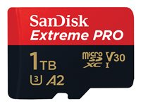 SanDisk Extreme Pro - Tarjeta de memoria flash (adaptador microSDXC a SD Incluido) - 1 TB - A2 / Video Class V30 / UHS-I U3 / Class10 - microSDXC UHS-I SDSQXCD-1T00-GN6MA