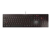 CHERRY KC 6000 SLIM - Teclado - USB - español - interruptor: CHERRY SX - negro JK-1600ES-2