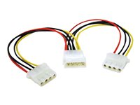 C2G "Y" Cable - Separador de alimentación - 4 pines potencia interna (M) a 4 pines potencia interna (H) 81845