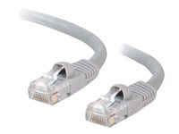 C2G Cat5e Booted Unshielded (UTP) Network Patch Cable - Cable de interconexión - RJ-45 (M) a RJ-45 (M) - 30 m - UTP - CAT 5e - moldeado, sin enganches, trenzado - gris 83150