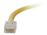 C2G Cat5e Non-Booted Unshielded (UTP) Network Patch Cable - Cable de interconexión - RJ-45 (M) a RJ-45 (M) - 3 m - UTP - CAT 5e - trenzado, uniboot - amarillo 83104