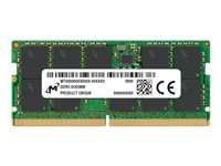 Micron - DDR5 - módulo - 32 GB - SO DIMM de 262 contactos - 4800 MHz / PC5-38400 - CL40 - 1.1 V - sin búfer - ECC MTC20C2085S1TC48BA1R