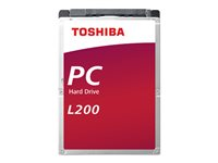 Toshiba L200 Laptop PC - Disco duro - 1 TB - interno - 2.5" - SATA 6Gb/s - 5400 rpm - búfer: 128 MB HDWL110UZSVA