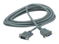 APC - Cable alargador de puerto serie - DB-9 (M) a DB-9 (H) - 4.6 m - gris - para P/N: SRV1KA-TW, SRV1KI-TW, SRV2KA-TW, SRV2KI-TW, SRV3KA-TW, SRV3KI-TW, SRV6KI-TW AP9815