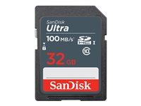 SanDisk Ultra - Tarjeta de memoria flash - 32 GB - UHS Class 1 / Class10 - SDHC UHS-I SDSDUNR-032G-GN3IN