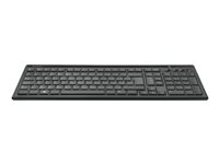 Kensington Advance Fit Slim - Teclado - inalámbrico - 2.4 GHz - español - negro K72344ES