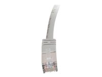 C2G Cat5e Booted Shielded (STP) Network Patch Cable - Cable de interconexión - RJ-45 (M) a RJ-45 (M) - 15 m - STP - CAT 5e - moldeado - gris 83756
