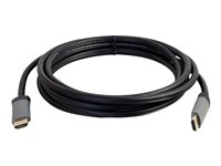 C2G 10m (32.8ft) HDMI Cable with Ethernet - High Speed In-Wall Rated - M/M - Cable HDMI con Ethernet - HDMI macho a HDMI macho - 10 m - blindado - negro 42526