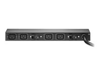 APC Basic Rack PDU AP6032A - Unidad de distribución de potencia (montaje en bastidor) - CA 200-240 V - input: IEC 60309 32A - conectores de salida: 4 (IEC 60320 C19 16A) - 3.65 m cable - para P/N: AR3103SP, AR3106SP, SRT1000RMXLI, SRT1000RMXLI-NC, SRT10RMXLIX806, SRT5KRMXLW-TW AP6032A
