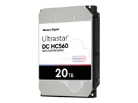 WD Ultrastar DC HC560 - Disco duro - 20 TB - interno - 3.5" - SATA 6Gb/s - 7200 rpm - búfer: 512 MB 0F38785