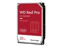 WD Red Pro NAS Hard Drive WD201KFGX - Disco duro - 20 TB - interno - 3.5" - SATA 6Gb/s - 7200 rpm - búfer: 512 MB WD201KFGX