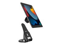 Compulocks Universal POS Kiosk Secured Tablet Stand Hand Held Grip and Dock - Base - para PC Tablet - bloqueable - negro - escritorio 189BGRPLCK