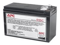 APC Replacement Battery Cartridge #114 - Batería de UPS - 60 VA - 1 x baterías - Ácido de plomo - negro - para P/N: BE450G, BE450G-CN, BE450G-LM, BN4001, BR500CI-IN, BR500CI-RS, BX500CI APCRBC114