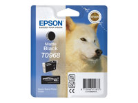 Epson T0968 - 11.4 ml - negro mate - original - blíster con alarmas de RF/acústica - cartucho de tinta - para Stylus Photo R2880 C13T09684020