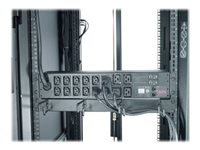 APC Metered Rack PDU AP7822B - Unidad de distribución de potencia (montaje en bastidor) - CA 200/208/230 V - input: IEC 60309 32A - conectores de salida: 16 (IEC 60320 C13, IEC 60320 C19) - 2U - 3.66 m cable - para P/N: SCL400RMJ1U, SCL500RMI1UC, SCL500RMI1UNC, SMTL1000RMI2UC, SMTL750RMI2UC AP7822B