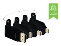 VISION Professional - Kit de cable de vídeo / audio / datos - negro TC-MULTIHDMI/BL
