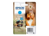Epson 378XL - 9.3 ml - XL - cián - original - blíster con alarmas de RF/acústica - cartucho de tinta - para Expression Home XP-8605, XP-8606; Expression Home HD XP-15000; Expression Photo XP-8500 C13T37924020
