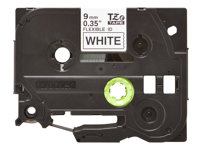 Brother TZe-FX221 - Negro sobre blanco - rollo (0,9 cm x 8 m) 1 cinta(s) cinta flexible - para Brother PT-D600, H200; P-Touch PT-E550; P-Touch Cube Plus PT-P710; P-Touch Pro PT-H111 TZEFX221