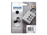 Epson 35XL - 41.2 ml - XL - negro - original - blíster con alarmas de RF/acústica - cartucho de tinta - para WorkForce Pro WF-4720, WF-4720DWF, WF-4725DWF, WF-4730, WF-4740, WF-4740DTWF C13T35914020