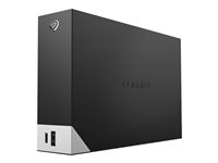 Seagate One Touch with hub STLC10000400 - Disco duro - 10 TB - externo (sobremesa) - USB 3.0 - negro - con Seagate Rescue Data Recovery STLC10000400