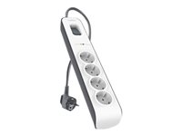 Belkin - Protector contra sobretensiones - conectores de salida: 4 - Alemania BSV400VF2M