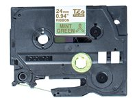 Brother TZe-RM54 - Satinado - oro sobre verde menta - Rollo (2,4 cm x 4 m) 1 cinta(s) cinta - para Brother PT-D600; P-Touch PT-3600, D600, D800, E550, P750, P900, P950; P-Touch EDGE PT-P750 TZERM54