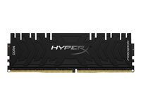 HyperX Predator - DDR4 - kit - 16 GB: 2 x 8 GB - DIMM de 288 contactos - 3200 MHz / PC4-25600 - CL16 - 1.35 V - sin búfer - no ECC - negro HX432C16PB3K2/16