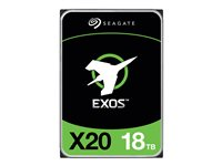 Seagate Exos X20 ST18000NM003D - Disco duro - 18 TB - interno - SATA 6Gb/s - 7200 rpm - búfer: 256 MB ST18000NM003D