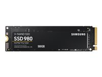Samsung 980 MZ-V8V500BW - SSD - cifrado - 500 GB - interno - M.2 2280 - PCIe 3.0 x4 (NVMe) - AES de 256 bits - TCG Opal Encryption MZ-V8V500BW