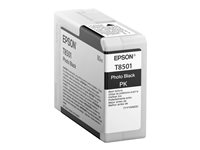 Epson T8501 - 80 ml - Photo Negro - original - cartucho de tinta - para SureColor P800, P800 Designer Edition, SC-P800 C13T850100