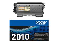 Brother TN2010 - Negro - original - cartucho de tóner - para Brother DCP-7055, DCP-7055W, DCP-7057, DCP-7057E, HL-2130, HL-2132, HL-2135W TN2010