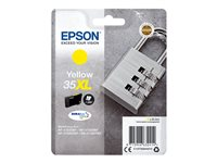 Epson 35XL - 20.3 ml - XL - amarillo - original - blíster con alarmas de RF/acústica - cartucho de tinta - para WorkForce Pro WF-4720, WF-4720DWF, WF-4725DWF, WF-4730, WF-4740, WF-4740DTWF C13T35944020