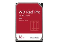 WD Red Pro NAS Hard Drive WD161KFGX - Disco duro - 16 TB - interno - 3.5" - SATA 6Gb/s - 7200 rpm - búfer: 512 MB WD161KFGX