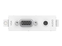 VISION TechConnect 3 VGA+3.5mm module - Interruptores inmediatos de placas de instalación modular - HD-15, mini-conexión telefónica estéreo 3,5 mm TC3 VGAF3.5MM