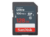 SanDisk Ultra - Tarjeta de memoria flash - 128 GB - UHS Class 1 / Class10 - SDXC UHS-I SDSDUNR-128G-GN3IN