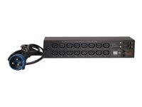 APC Switched Rack PDU - Unidad de control de alimentación (montaje en bastidor) - CA 230 V - Ethernet 10/100 - conectores de salida: 16 - 2U - 19" - negro - para P/N: AR3100, AR3150 AP7922
