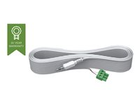VISION Techconnect 2 - Cable de audio - miniconector macho - 5 m - blanco - moldeado TC2 5M3.5MM